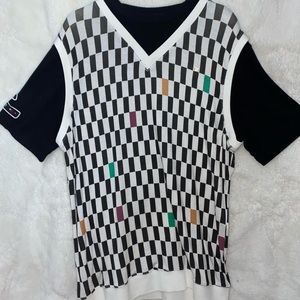 Vintage Shirt with Attached Vest